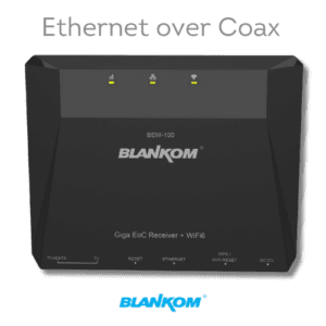 G.hn Ethernet over Coax System Receiver & WiFi 6 Access Point | BEW-100 32 BLANKOM BEW-100 G.hn Ethernet over Coax System Receiver and Wi-Fi 6 Access Point