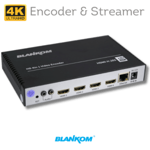 4 Channel, 4K HDMI to IP Encoder & Streamer | HDE-275Q 31 BLANKOM HDE-275Q Streaming encoder