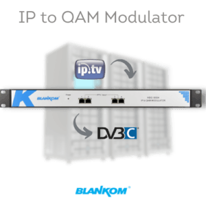 IP to QAM Modulator (Edge QAM) | HDC-5004 24 BLANKOM HDC-5004 IP to QAM Modulator Edge QAM gif