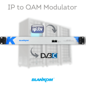 BLANKOM HDC-5016 IP to QAM Modulator Edge QAM gif