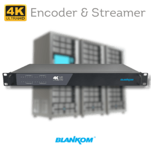 16 Channel, 4K HDMI to IP Encoder & Streamer | HDE-4275Q 30 BLANKOM HDE-4275Q 4K UHD Encoder and Streamer with HDMI Input