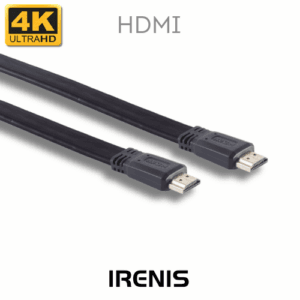 IRENIS HDMI Cable 4K Flat, Flexible | HDMI-4K-1000 26 IRENIS HDMI 4K Flat Cable HDMI-4K-1000 w