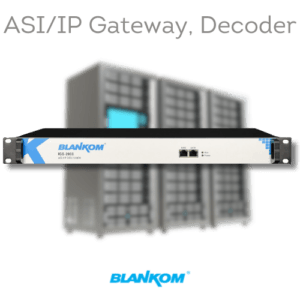 ASI and IP Decoder, ASI to IP, IP to ASI Converter | IGS-2000/IGS-4000/IGS-6000 26 BLANKOM IGS-2000 ASI to IP Gateway, IP Decoder, ASI Decoder