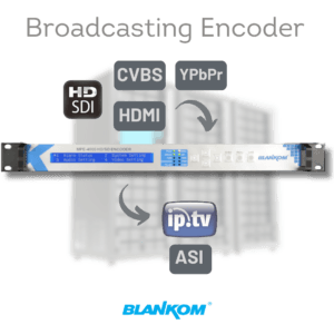IPTV, ASI Broadcasting Encoder | MPE-4001 19 BLANKOM EMU-4001 IPTV Broadcasting Encoder gif