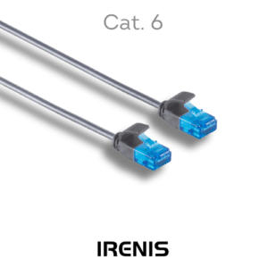 IRENIS Cat.6 UTP Patch Cord, Slim | CAT6U-1000 28 IRENIS Cat 6 UTP Slim Ethernet Patch cord cable CAT6U-1000