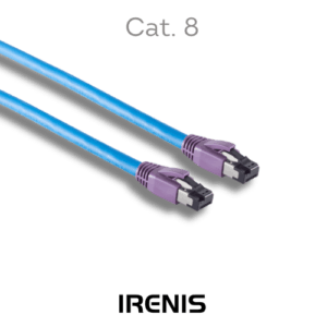 IRENIS Cat 8 S/FTP Patch Cord, 24 AWG | CAT8-1000 14 IRENIS Cat 8.1 Ethernet Patch cord cable CAT8-1000