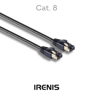 IRENIS Cat.8.1 F/FTP Patch Cord, 26 AWG | CAT8-2000 12 IRENIS Cat 8.1 F/FTP Ethernet Patch cord cable CAT8-2000
