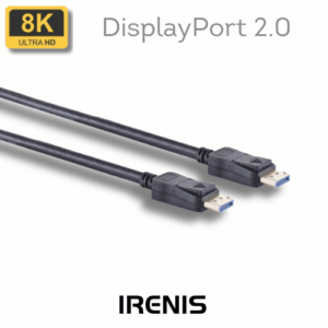 IRENIS DisplayPort 2.0 Cable, 8K | DP20-1000 21 IRENIS DisplayPort DP 2.0 Cable DP20-1000