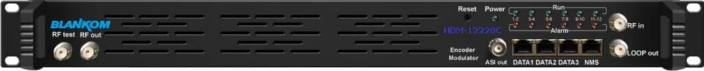 Low Latency DVB Modulator with SDI Inputs HDM-12220 front