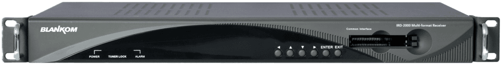 BLANKOM IRD-2000 IRD Receiver Decoder front panel