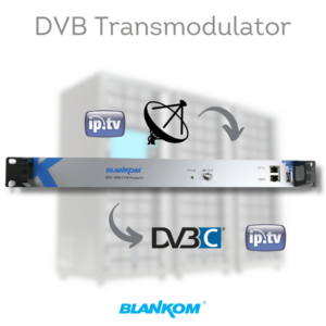 DVB Transmodulator with DVB-S2 Input, 4 Tuner | HDC-7004 2 BLANKOM HDC-7004 DVB Transmodulator pictogram